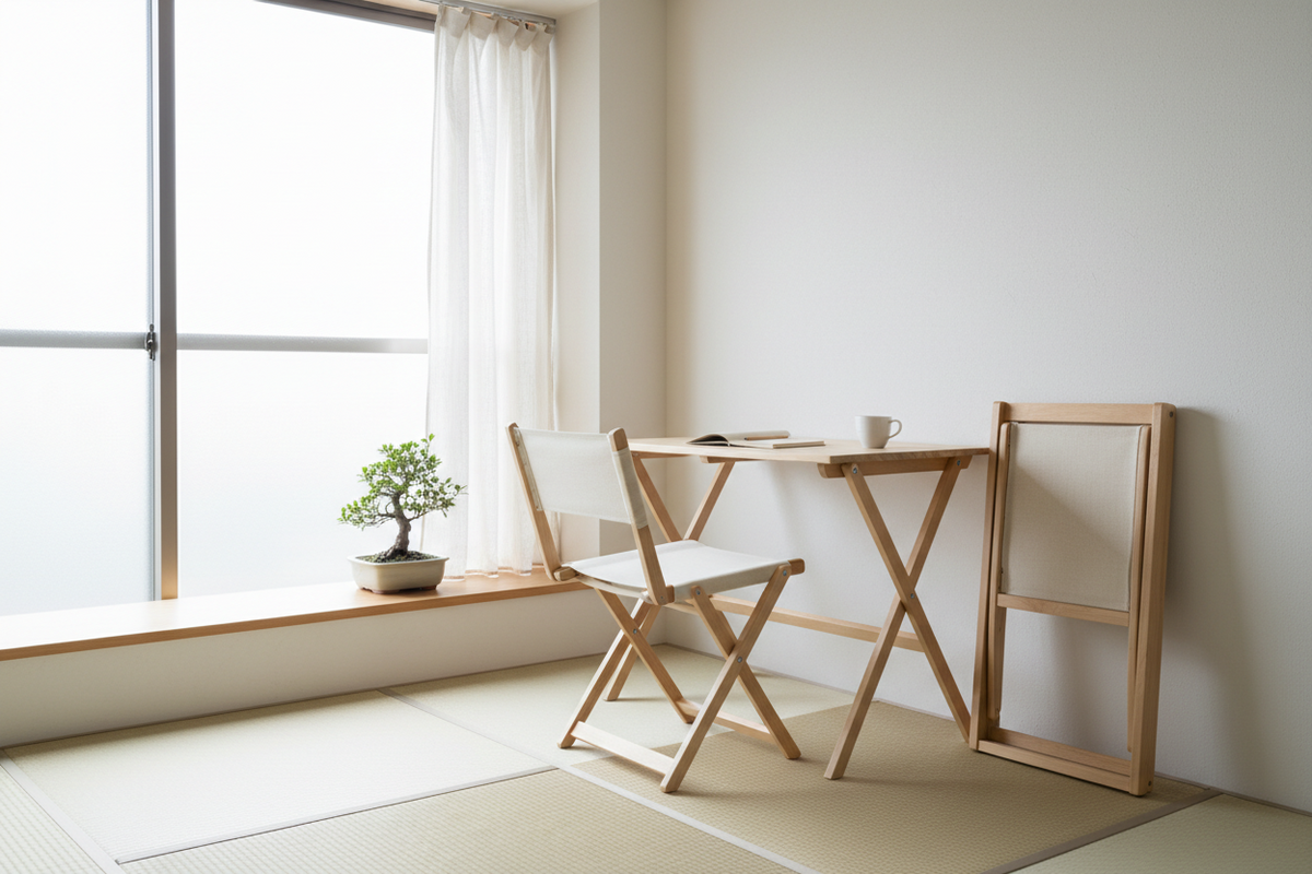 軽く、たためる家具が選ばれる理由