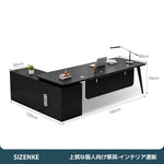 【エグゼクティブデスク】L字型シンプルモダン 左右レイアウト・5サイズ・4色展開