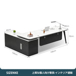 【エグゼクティブデスク】L字型シンプルモダン 左右レイアウト・5サイズ・4色展開