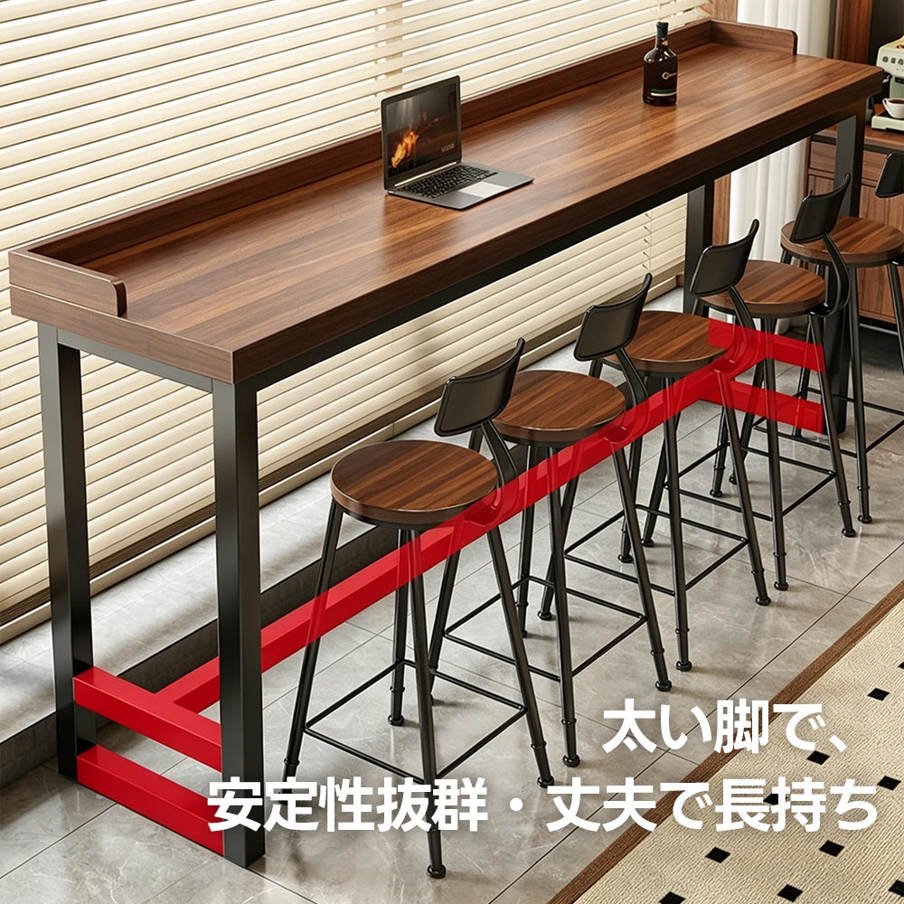 【リビングテーブル】太脚スチールフレーム ダブル補強 立ち上がり付き BTZ-Z02