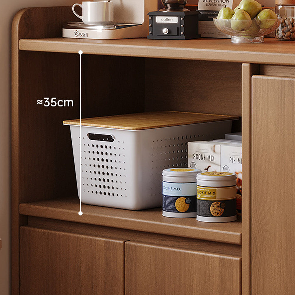 【多機能サイドボード】オープン収納・可動棚板付き 天板収納スペース・鍵付き大容量収納 多点支持耐荷重設計 カラー・サイズ展開 キッチン・リビング用