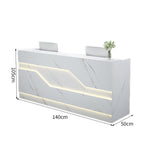 受付台　受付カウンター　フロントデスク　応接カウンター　エコ素材　ダイヤル錠付き　配線孔付き　スライドレール付き　スタイリッシュ　ウォームホワイト　カスタマイズ可能　JDT-K127