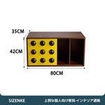 【テレビ台】多マス収納 ミッドセンチュリー風 100kg 耐荷重 組み合わせ自由 DSG-S011