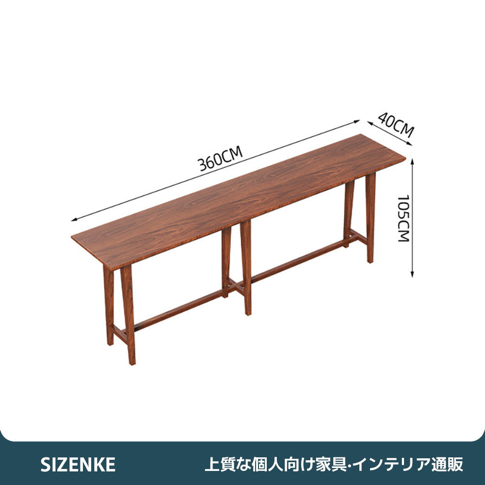 【厚天板テーブル】4.5cm頑丈天板・広々脚元スペース 耐荷重性抜群・安定感抜群 オフィス・ダイニング用