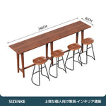【厚天板テーブル】4.5cm頑丈天板・広々脚元スペース 耐荷重性抜群・安定感抜群 オフィス・ダイニング用